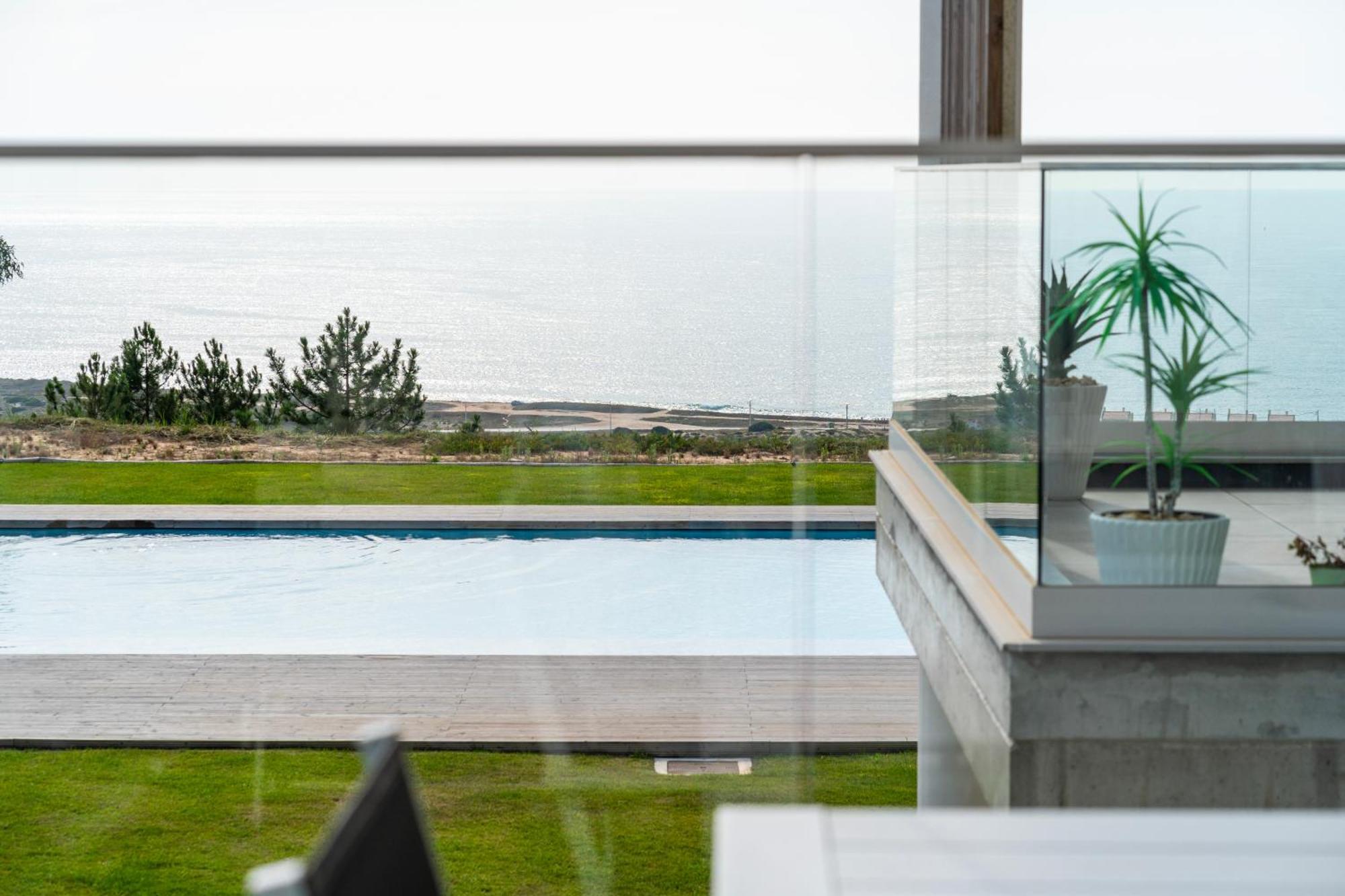 Mar A Vista - Condominium With Pool, Gym And Sea Views Назаре Стая снимка