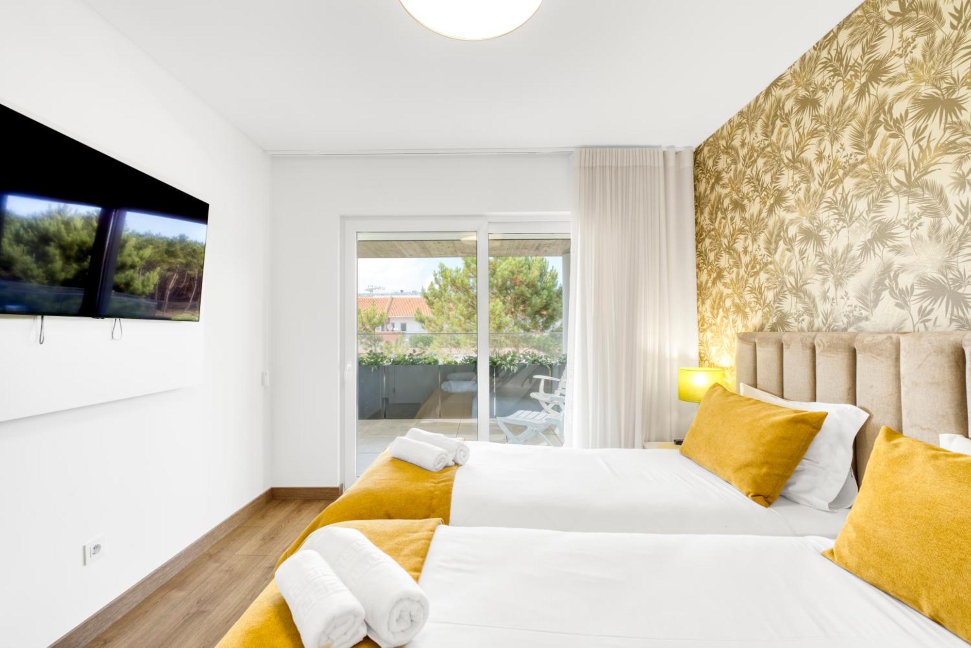 Mar A Vista - Condominium With Pool, Gym And Sea Views Назаре Стая снимка
