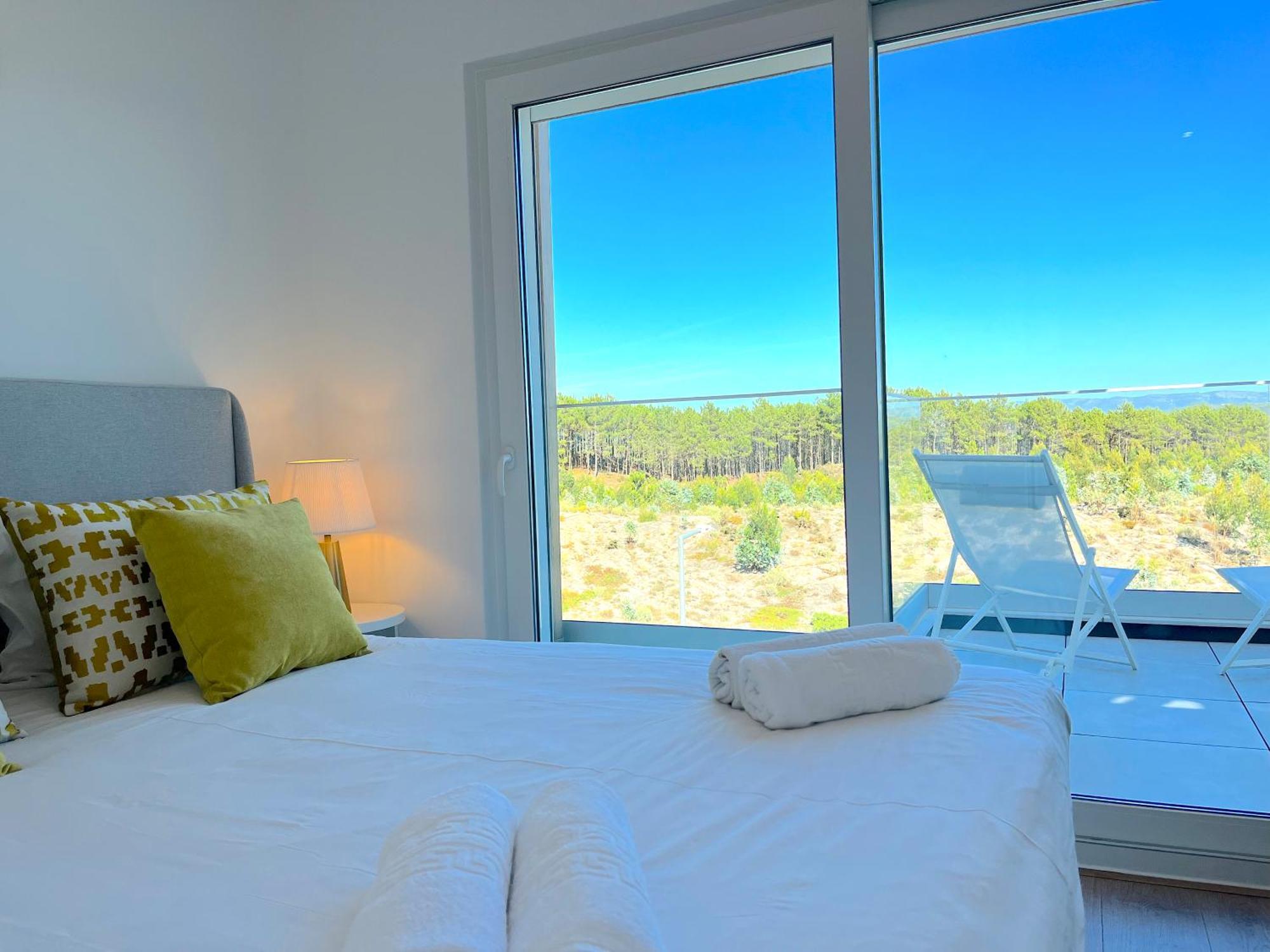 Mar A Vista - Condominium With Pool, Gym And Sea Views Назаре Екстериор снимка