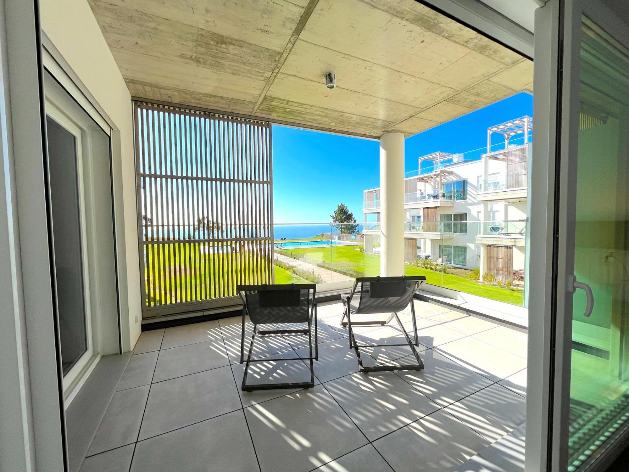 Mar A Vista - Condominium With Pool, Gym And Sea Views Назаре Екстериор снимка