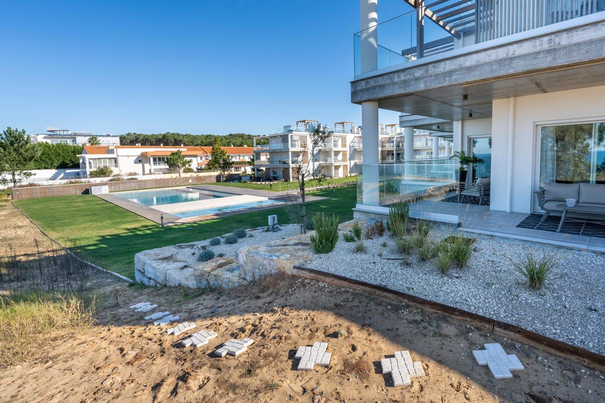 Mar A Vista - Condominium With Pool, Gym And Sea Views Назаре Стая снимка