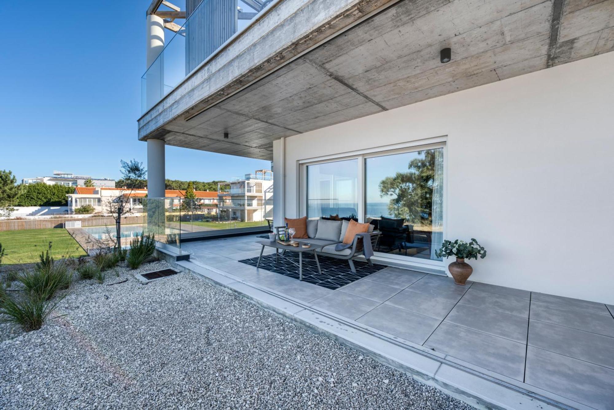 Mar A Vista - Condominium With Pool, Gym And Sea Views Назаре Стая снимка