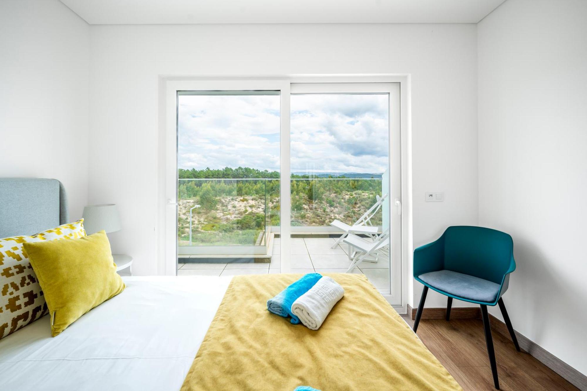 Mar A Vista - Condominium With Pool, Gym And Sea Views Назаре Стая снимка